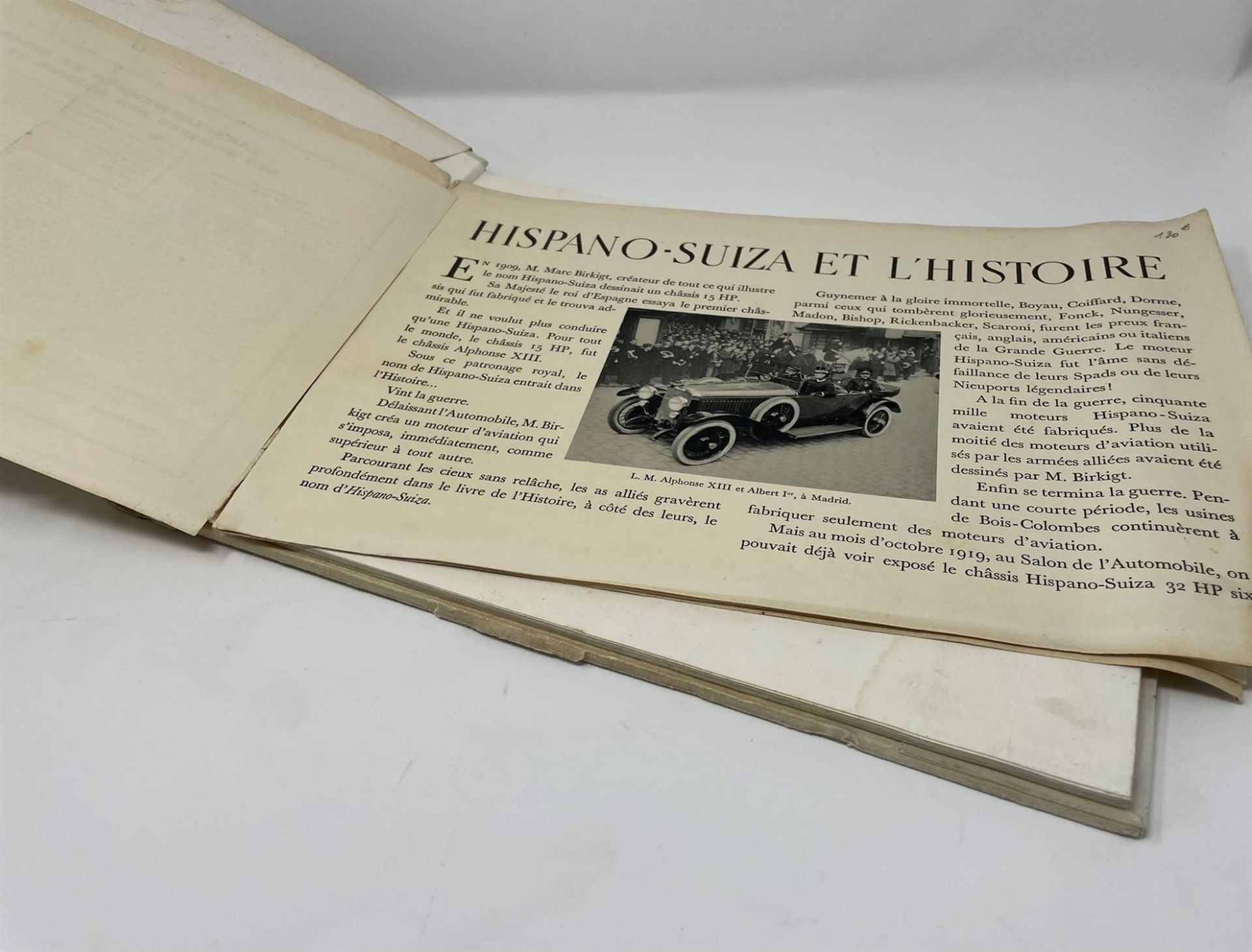 Hispano-Suiza Books & Literature etc 1904-1930s - Image 5 of 10