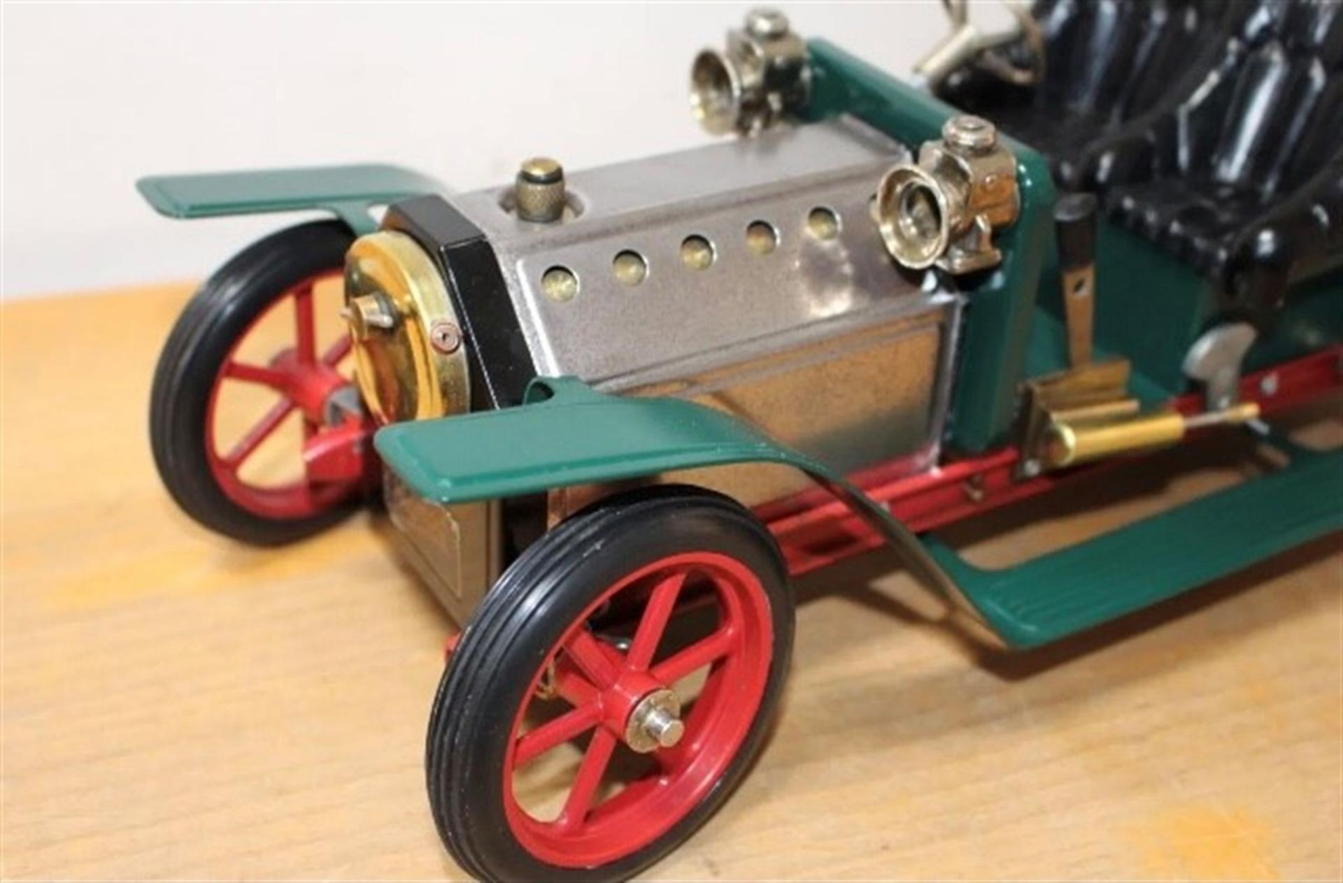 Live Steam Single-Piston Vintage Car Model - Image 2 of 3
