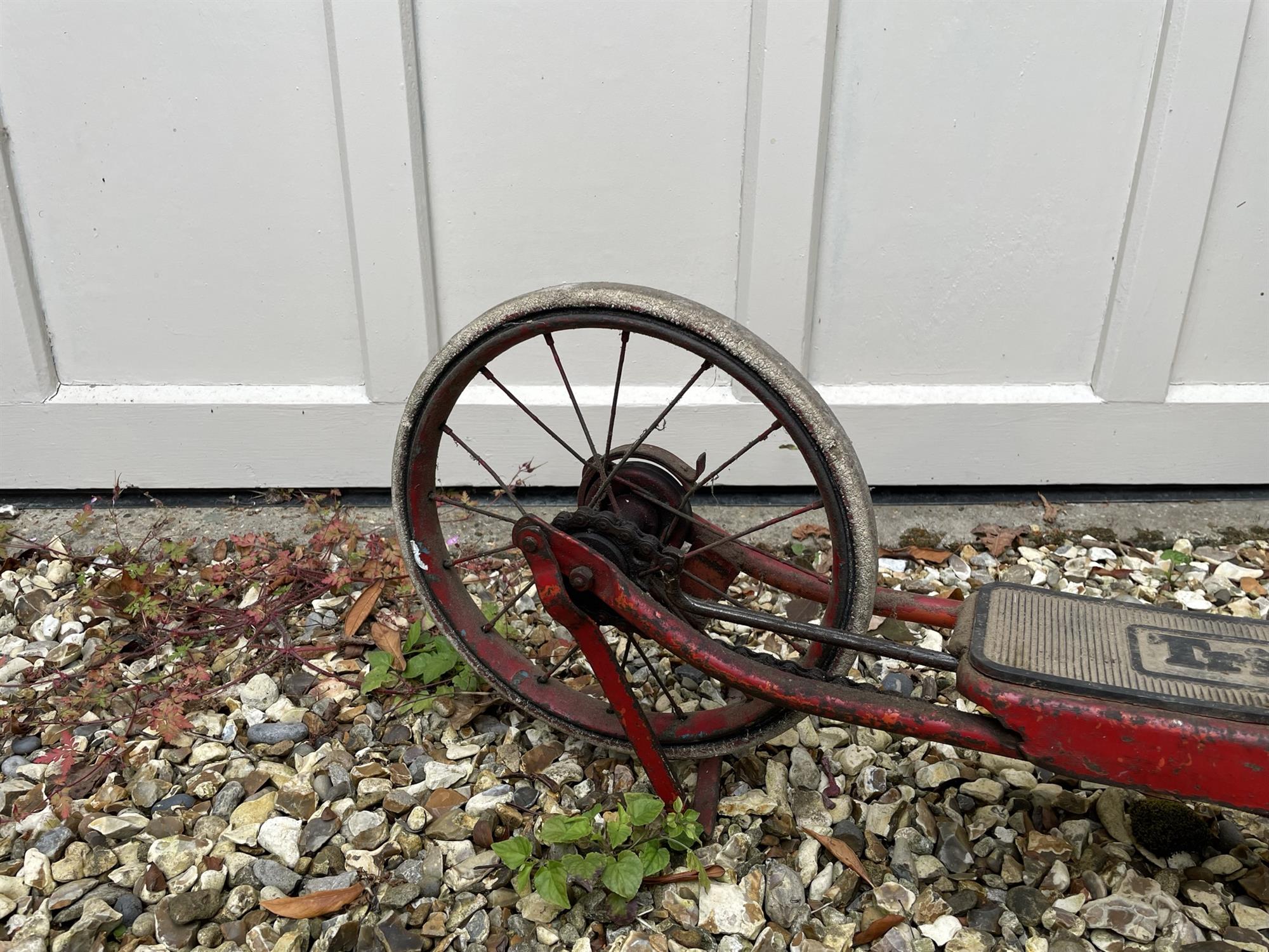 Early Tri-Ang Treadle Scooter c1950s - Image 5 of 6