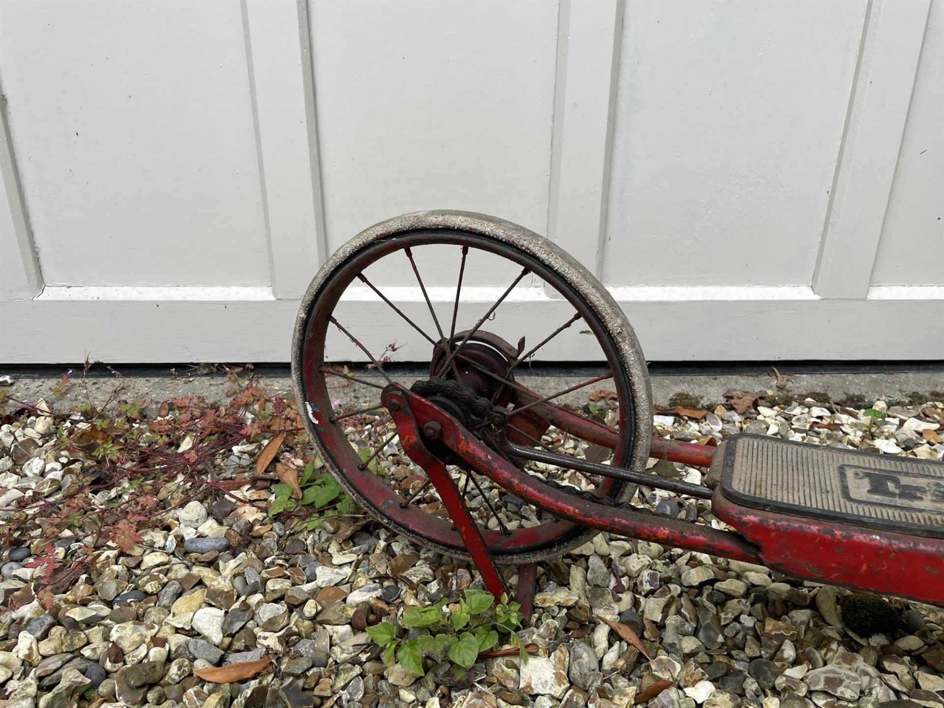 Early Tri-Ang Treadle Scooter c1950s - Image 5 of 6