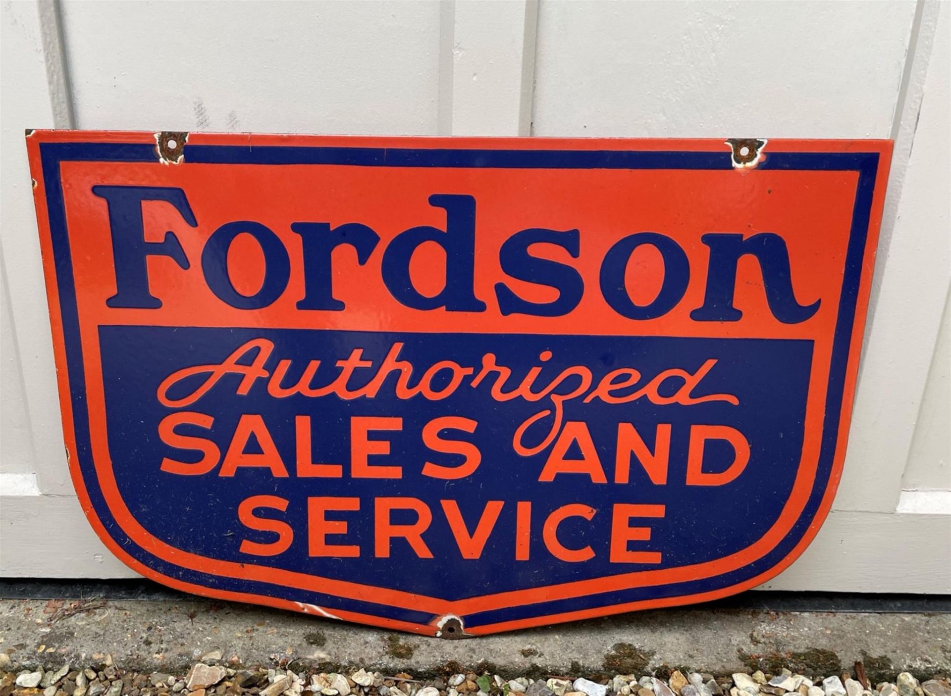 Fordson Sales and Service Contemporary Enamel Sign - Image 3 of 5