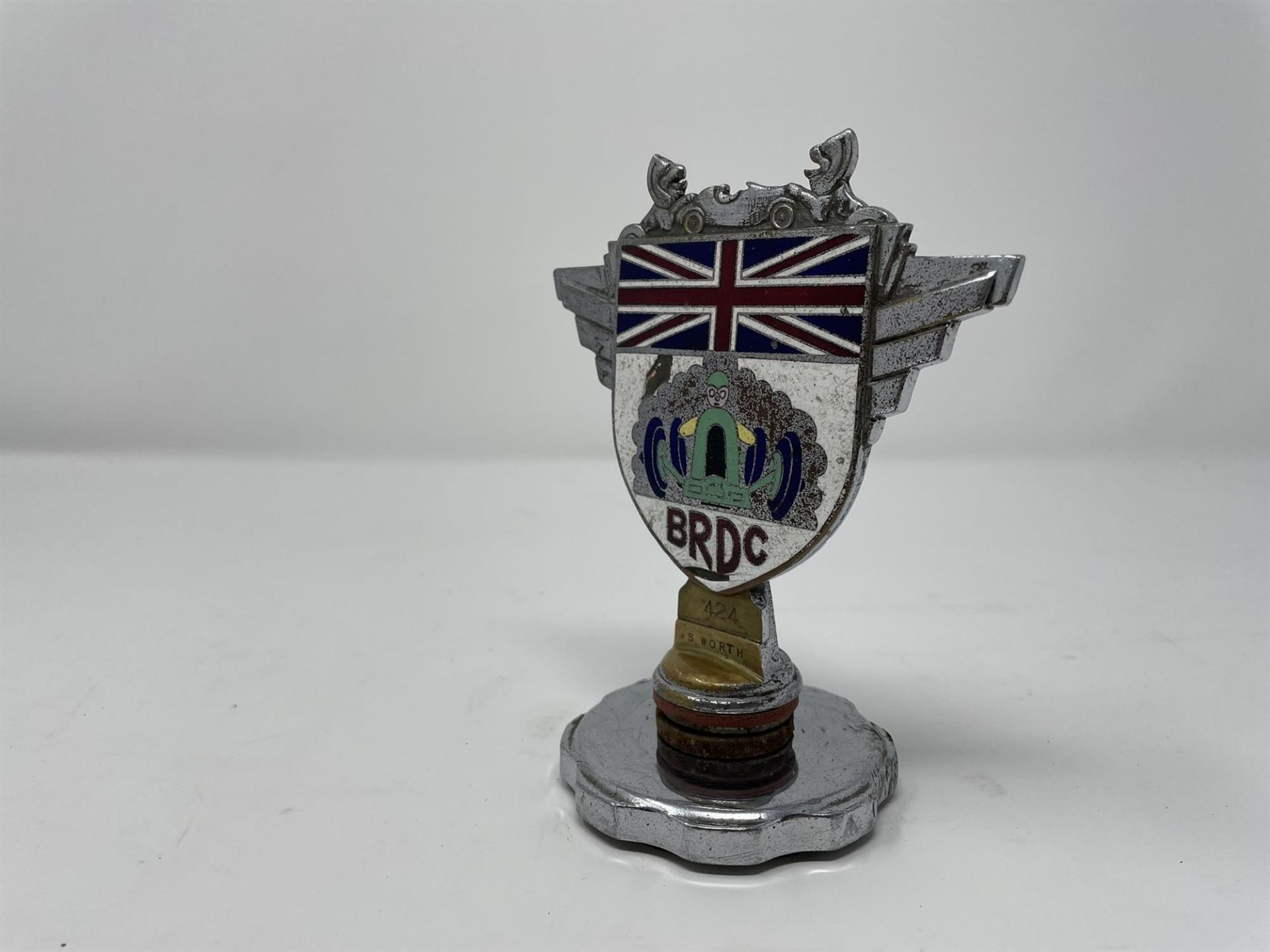 **Regretfully withdrawn** Brooklands BRDC Pre-War Member’s Car Badge c1930s - Image 2 of 5