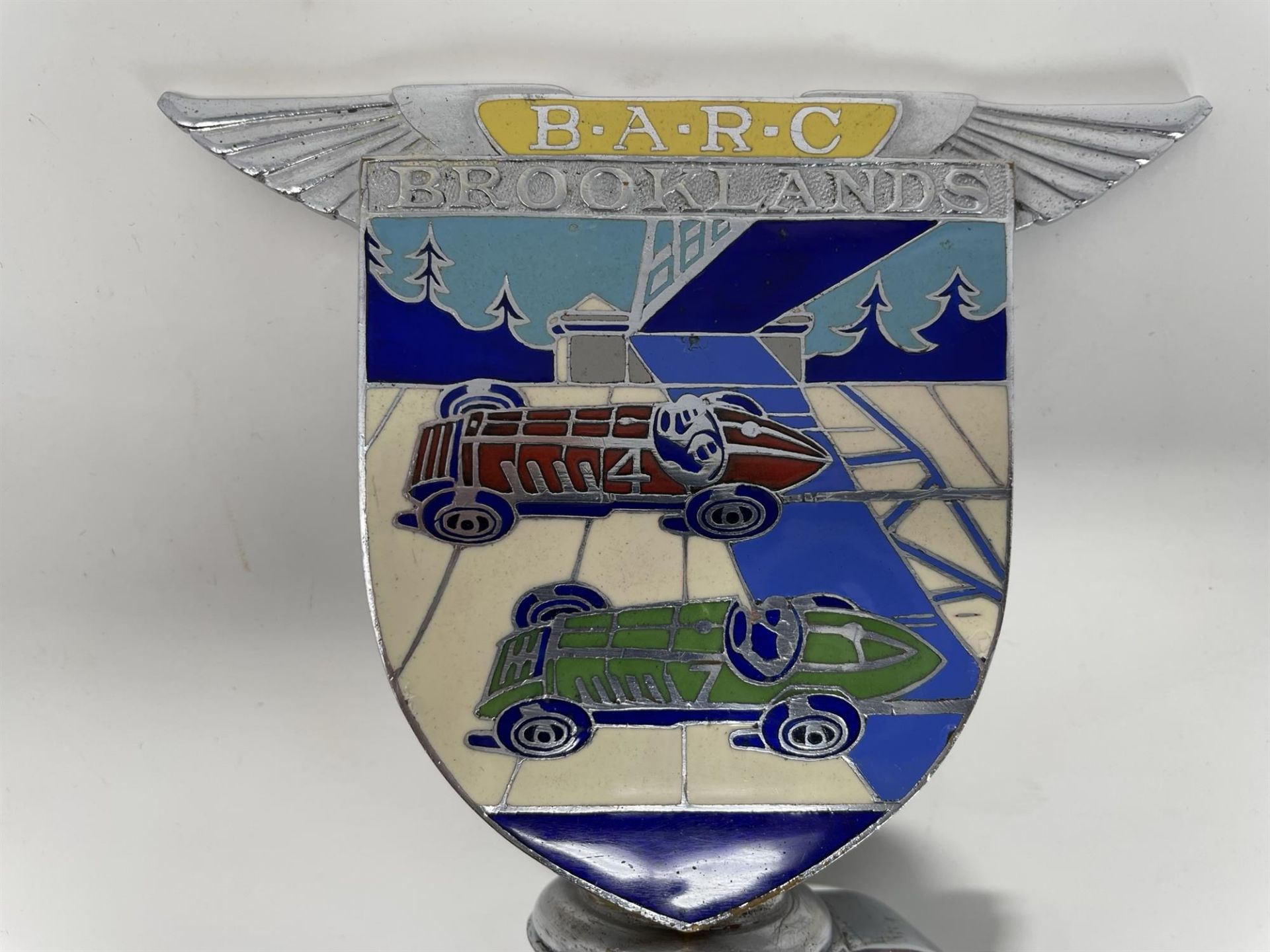 Very Well Preserved Enamelled BARC Brooklands Badge - Image 4 of 7
