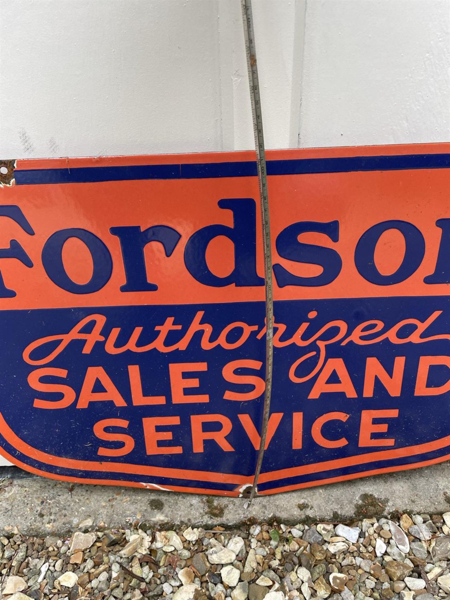 Fordson Sales and Service Contemporary Enamel Sign - Image 4 of 5