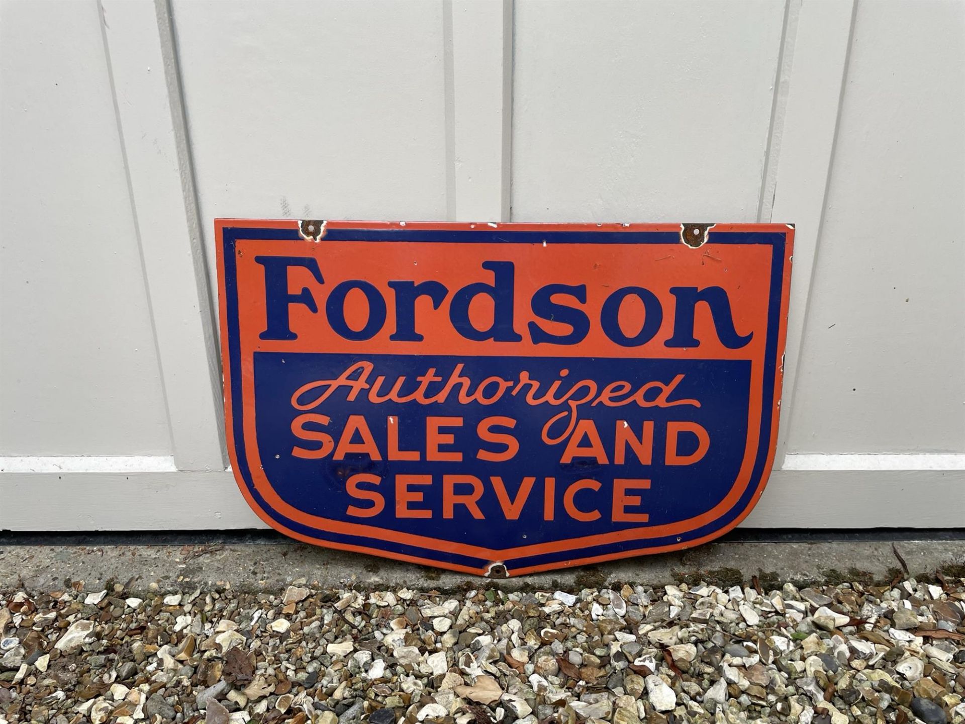 Fordson Sales and Service Contemporary Enamel Sign - Image 5 of 5