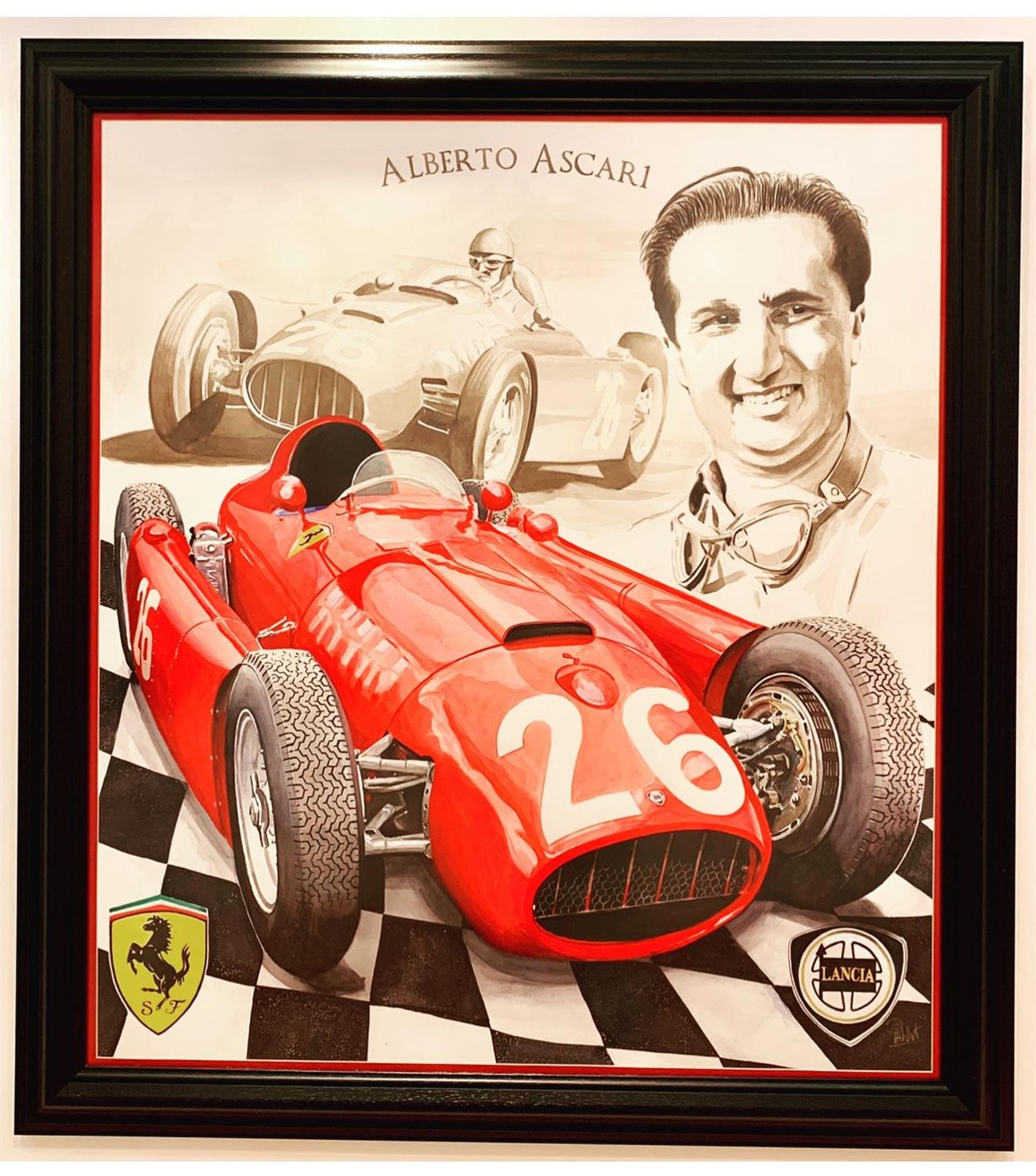 Alberto Ascari Painting