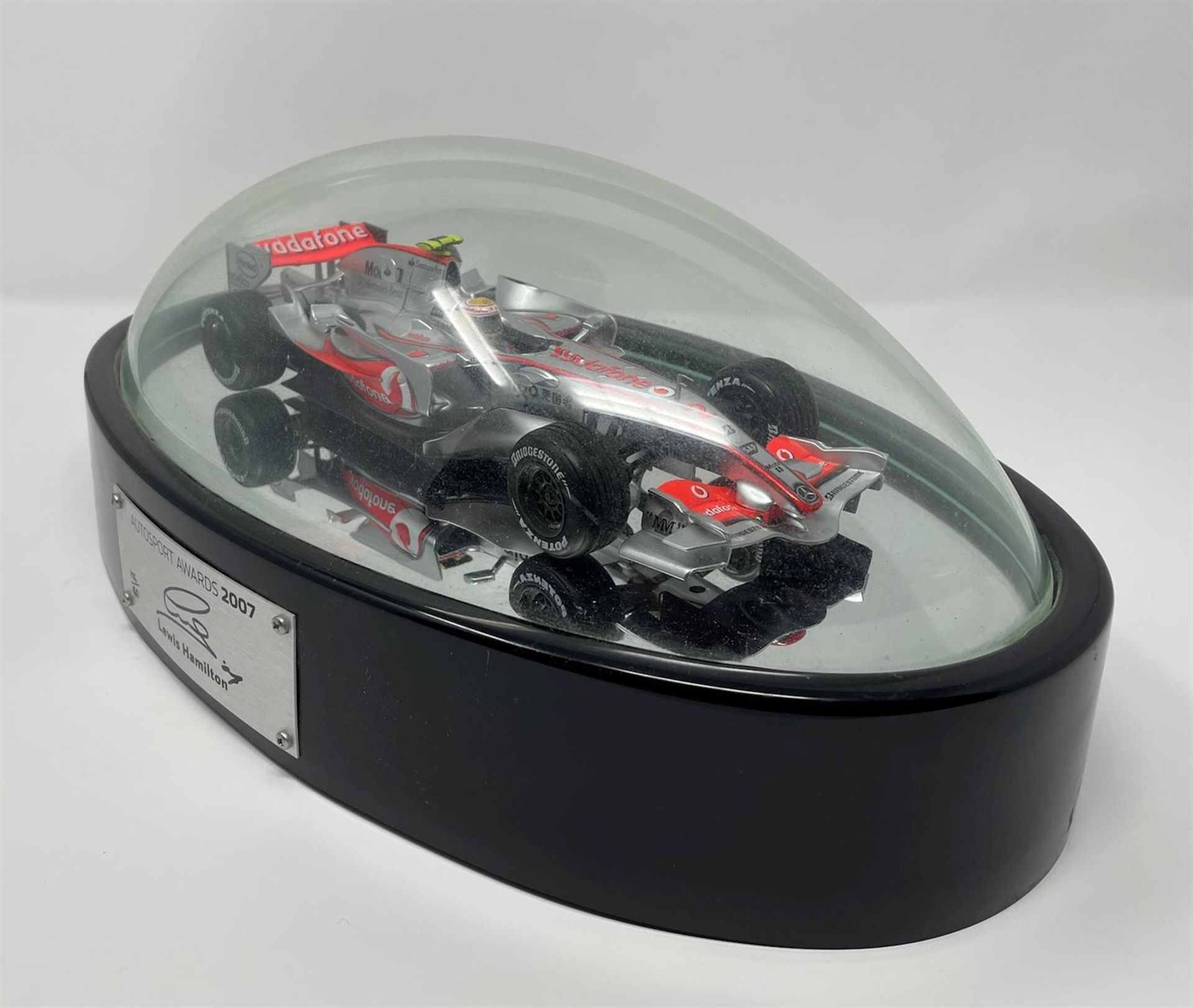 2007 Autosport Awards Hamilton-signed McLaren Table Centrepiece