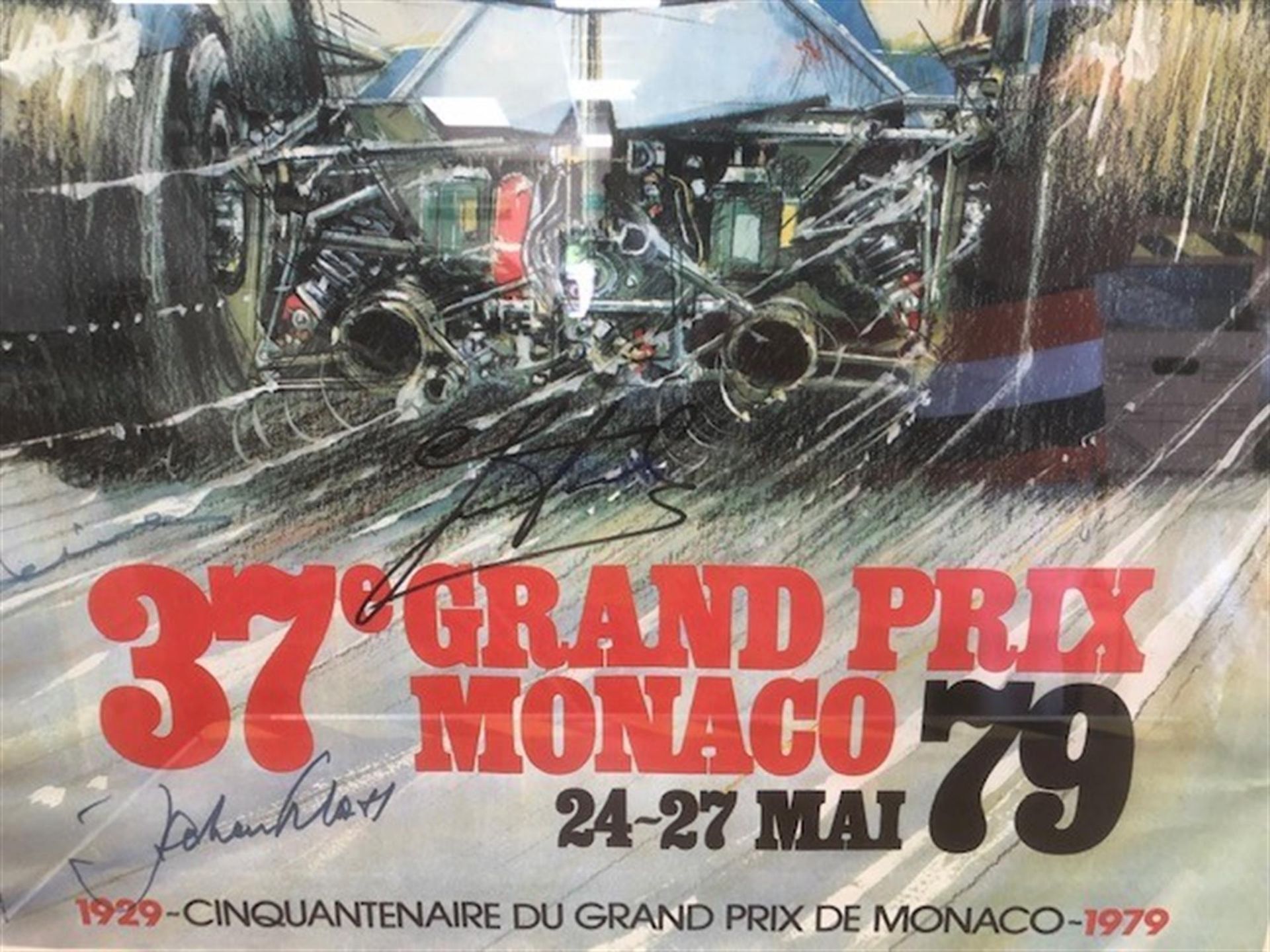 An Original Poster for the 37th Monaco Grand Prix, 24th-27th May 1979 - Bild 3 aus 3