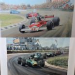 1967 Jim Clark and 1976 James Hunt Limited-Edition Prints