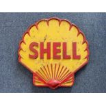 Incredibly Rare 1930s Original Cast Shell Sign