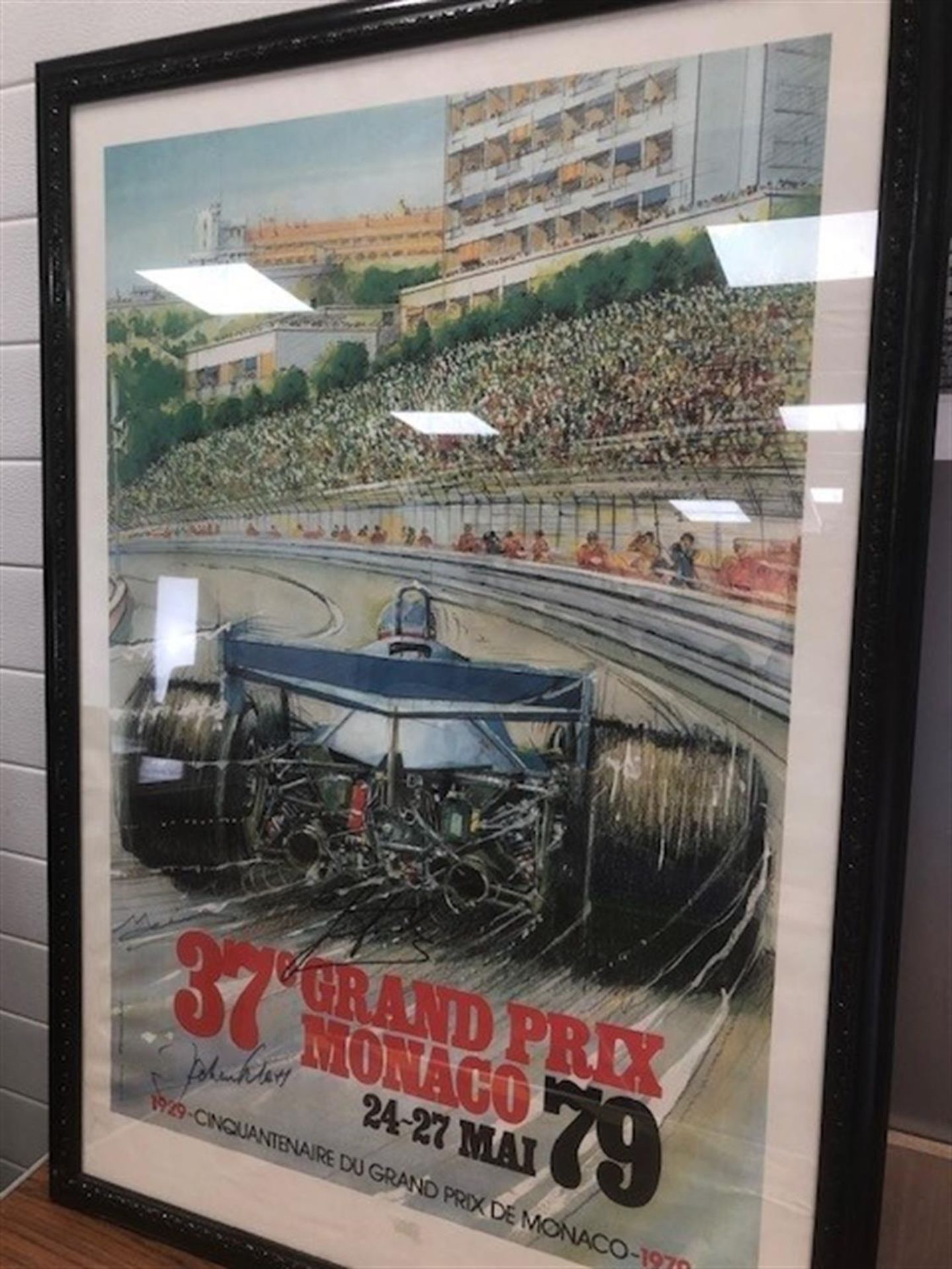 An Original Poster for the 37th Monaco Grand Prix, 24th-27th May 1979 - Bild 2 aus 3