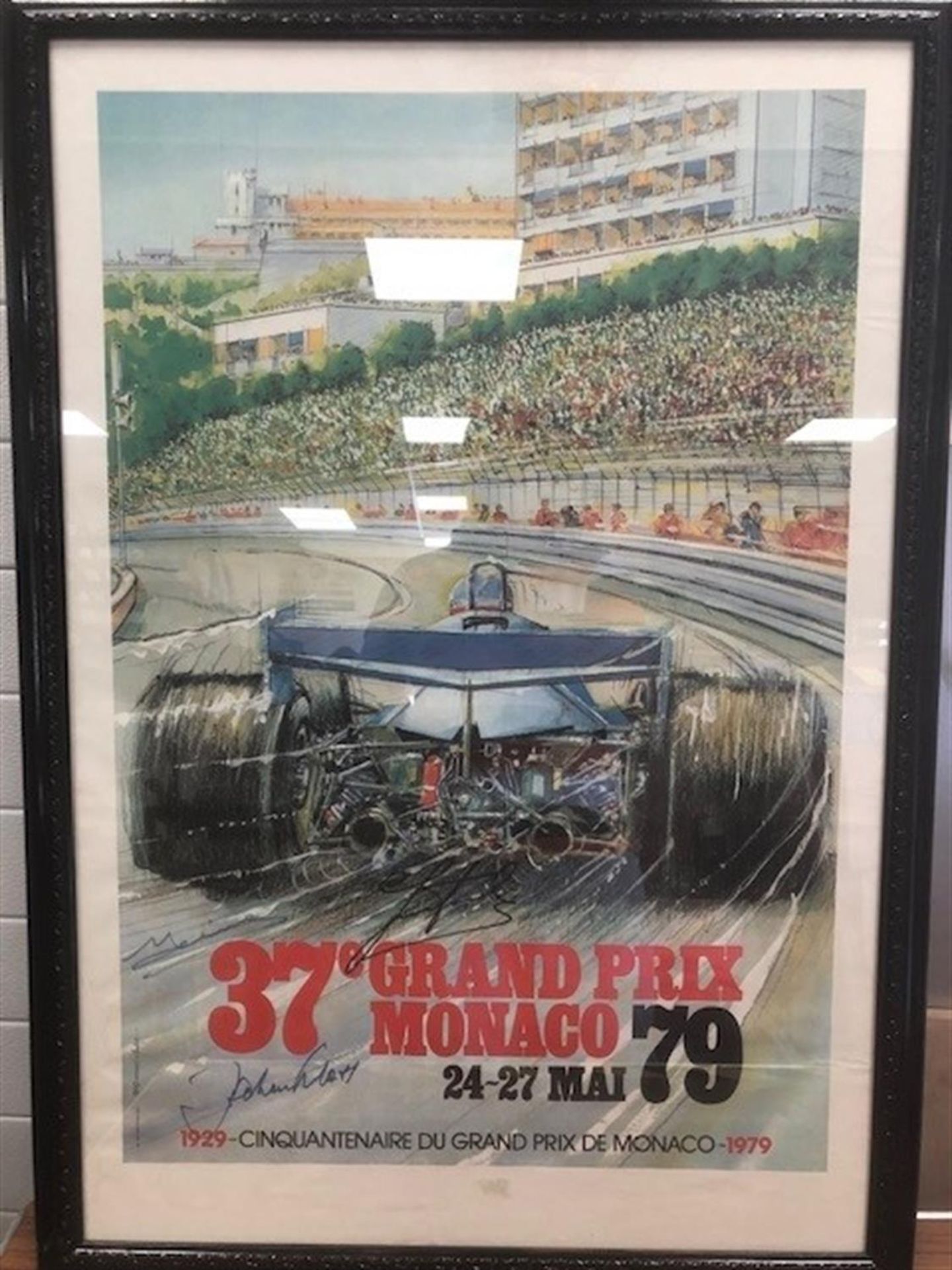 An Original Poster for the 37th Monaco Grand Prix, 24th-27th May 1979