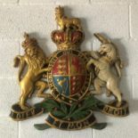 A Beautiful and Contemporary Wall-Mounted 'Royal' Coat of Arms