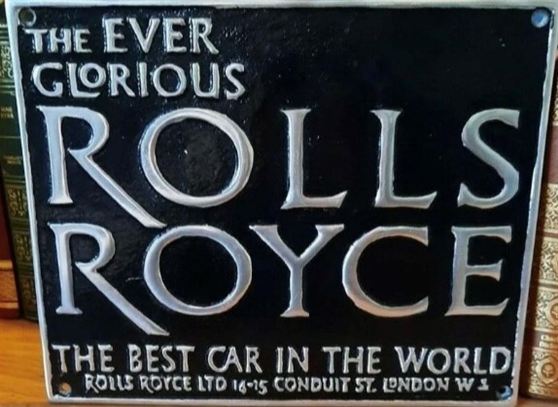 A Contemporary Wall Sign, ‘The Ever Glorious Rolls-Royce'. - Image 3 of 3