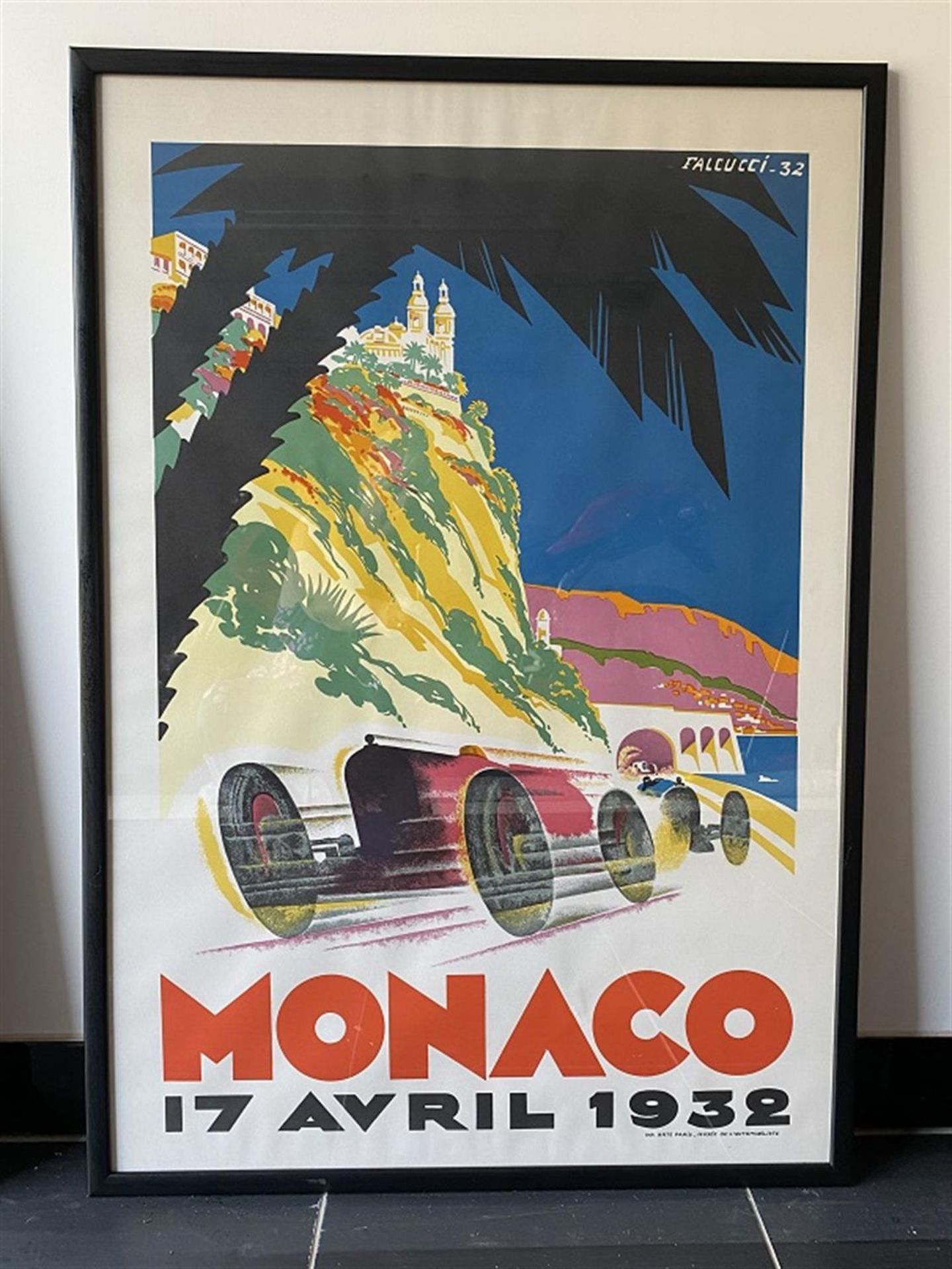 Four 1930s Monaco Grand Prix Reproduction Posters - Image 4 of 5