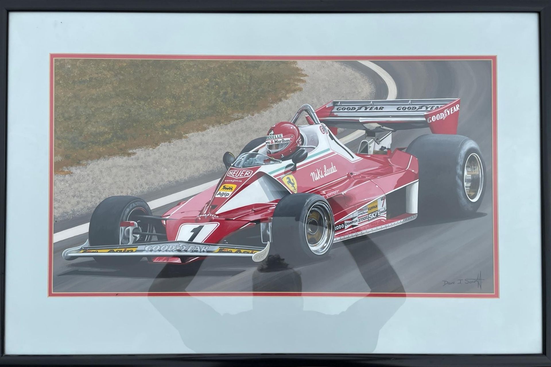 Assorted Racing Ferrari Framed Prints - Image 4 of 9