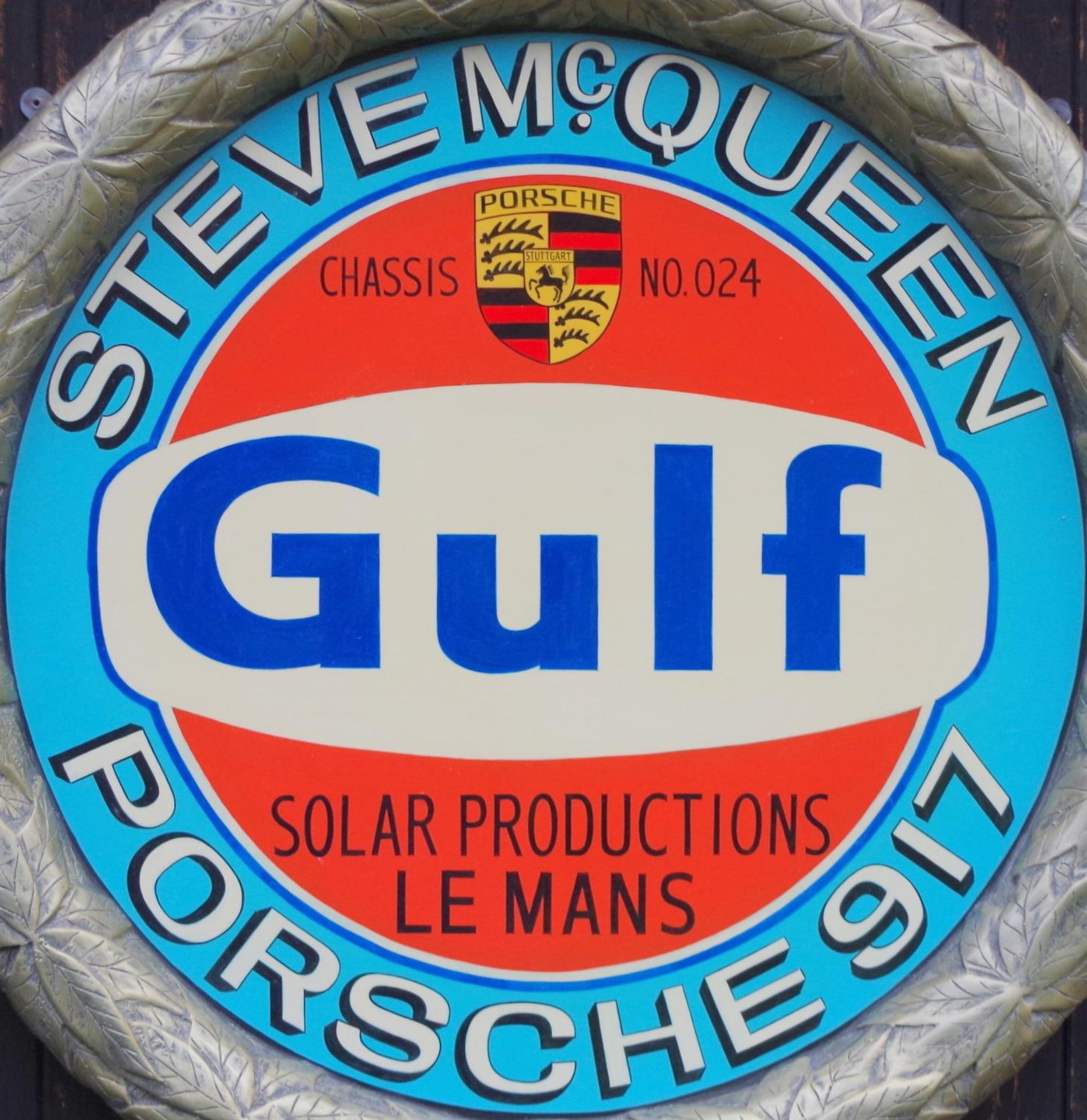 Steve McQueen's 'Le Mans' Commemorative Roundel - Image 2 of 2