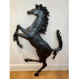 Large Painted "Cavallino Rampante" Wall Hanging