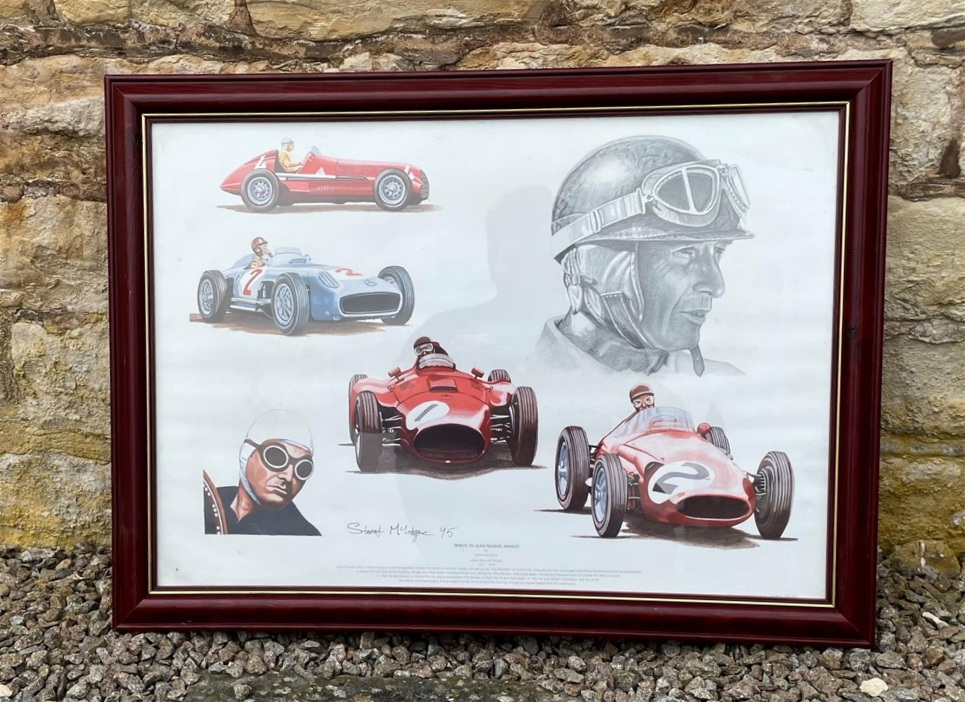 Tribute to Juan Manuel Fangio by Stuart McIntyre