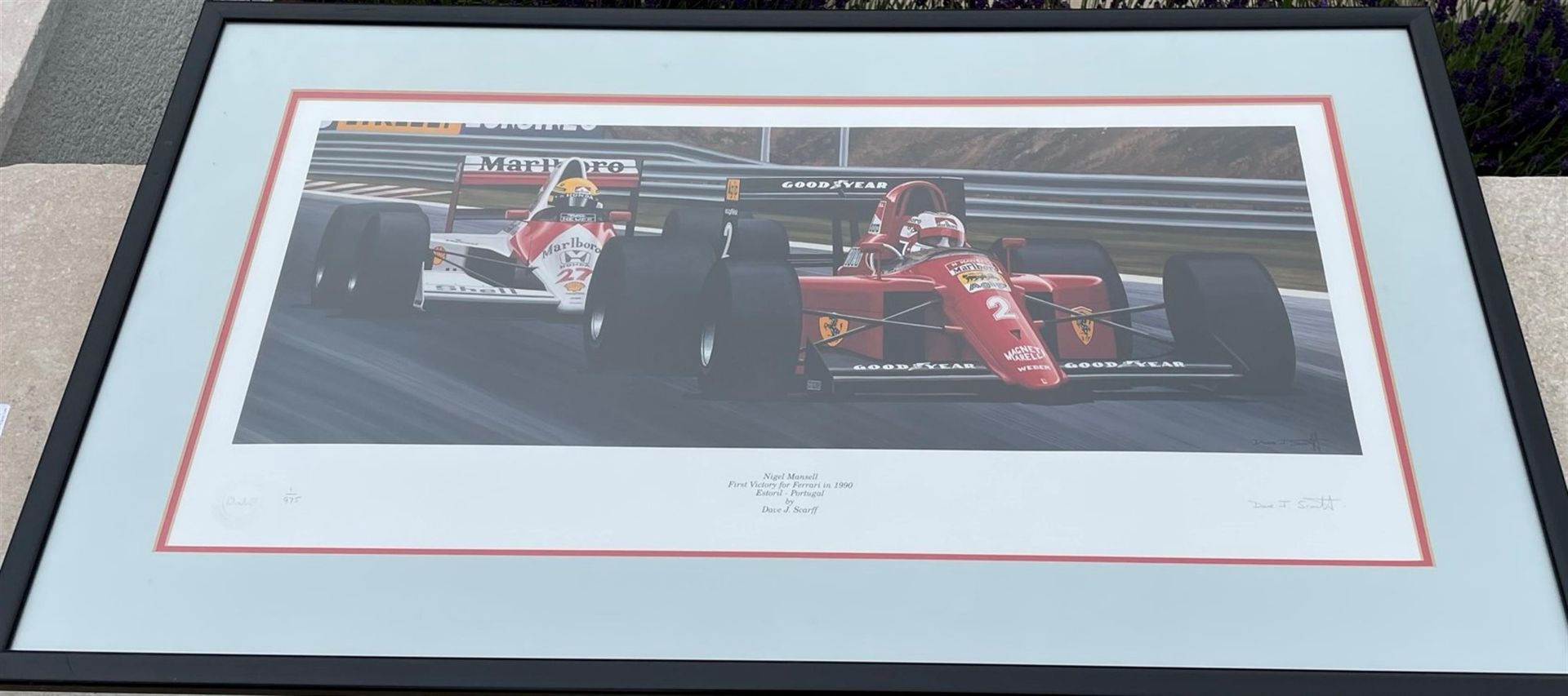 Assorted Racing Ferrari Framed Prints - Image 7 of 9