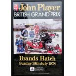 1978 Brands Hatch British Grand Prix Promotional Poster