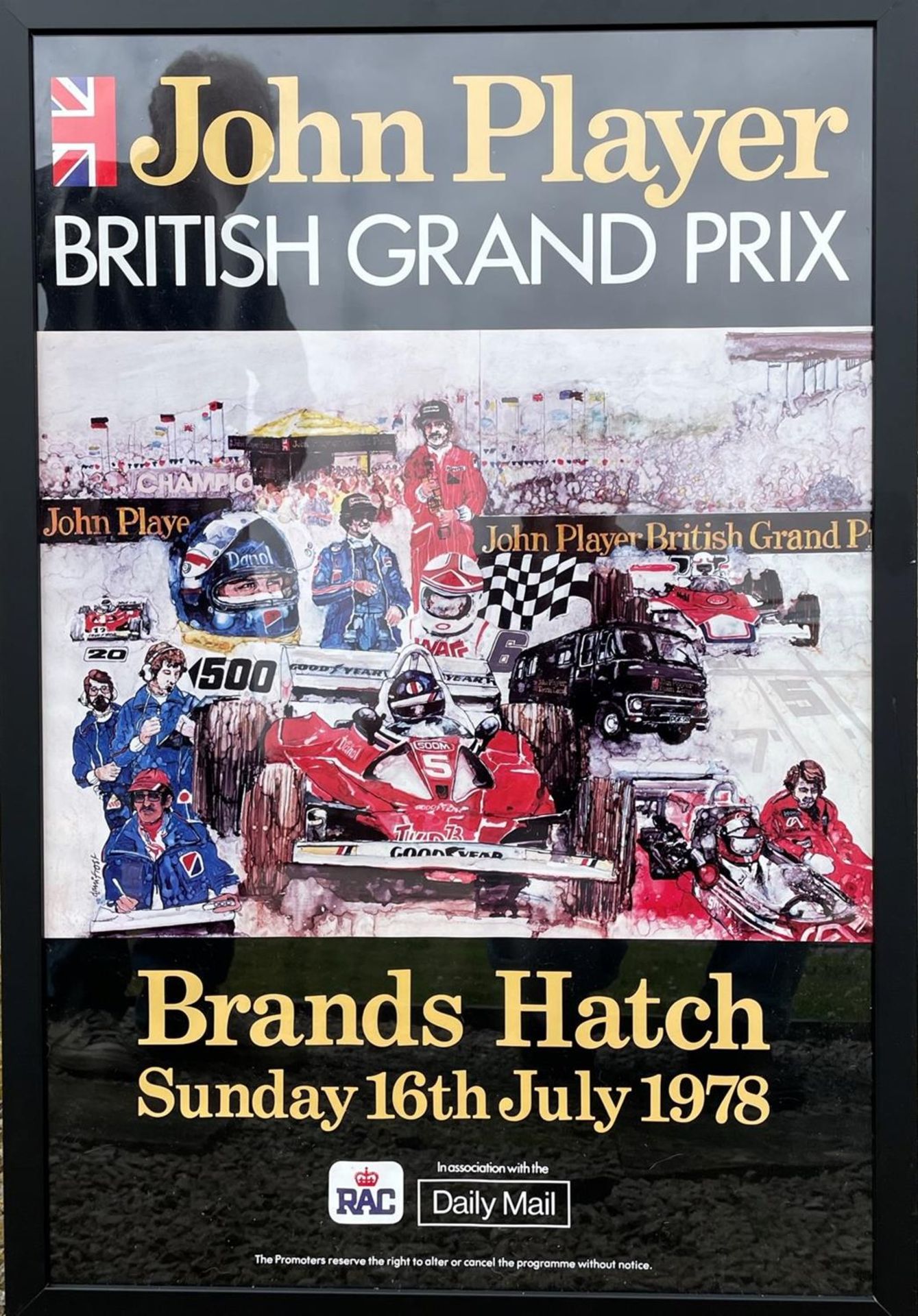 1978 Brands Hatch British Grand Prix Promotional Poster