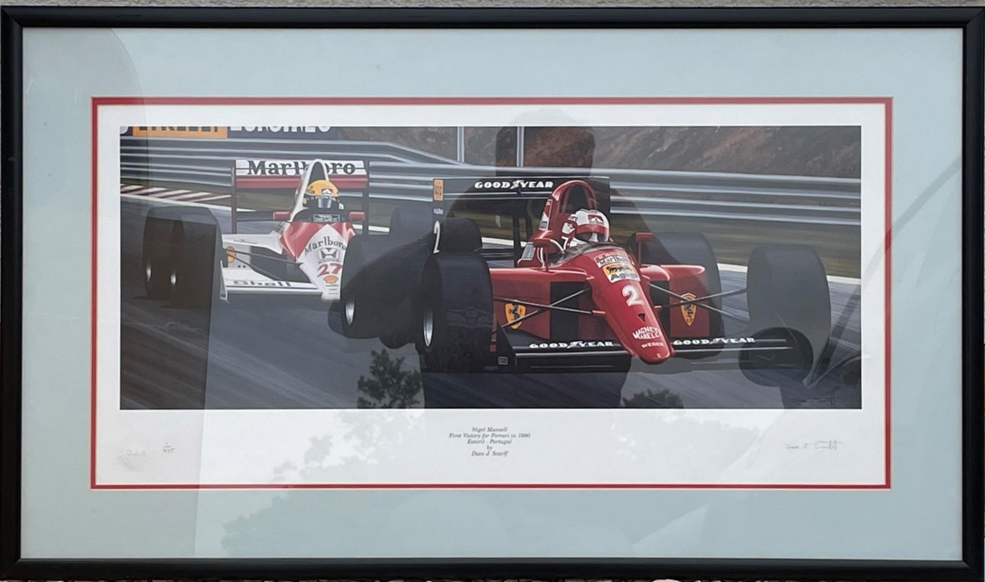 Assorted Racing Ferrari Framed Prints - Image 9 of 9