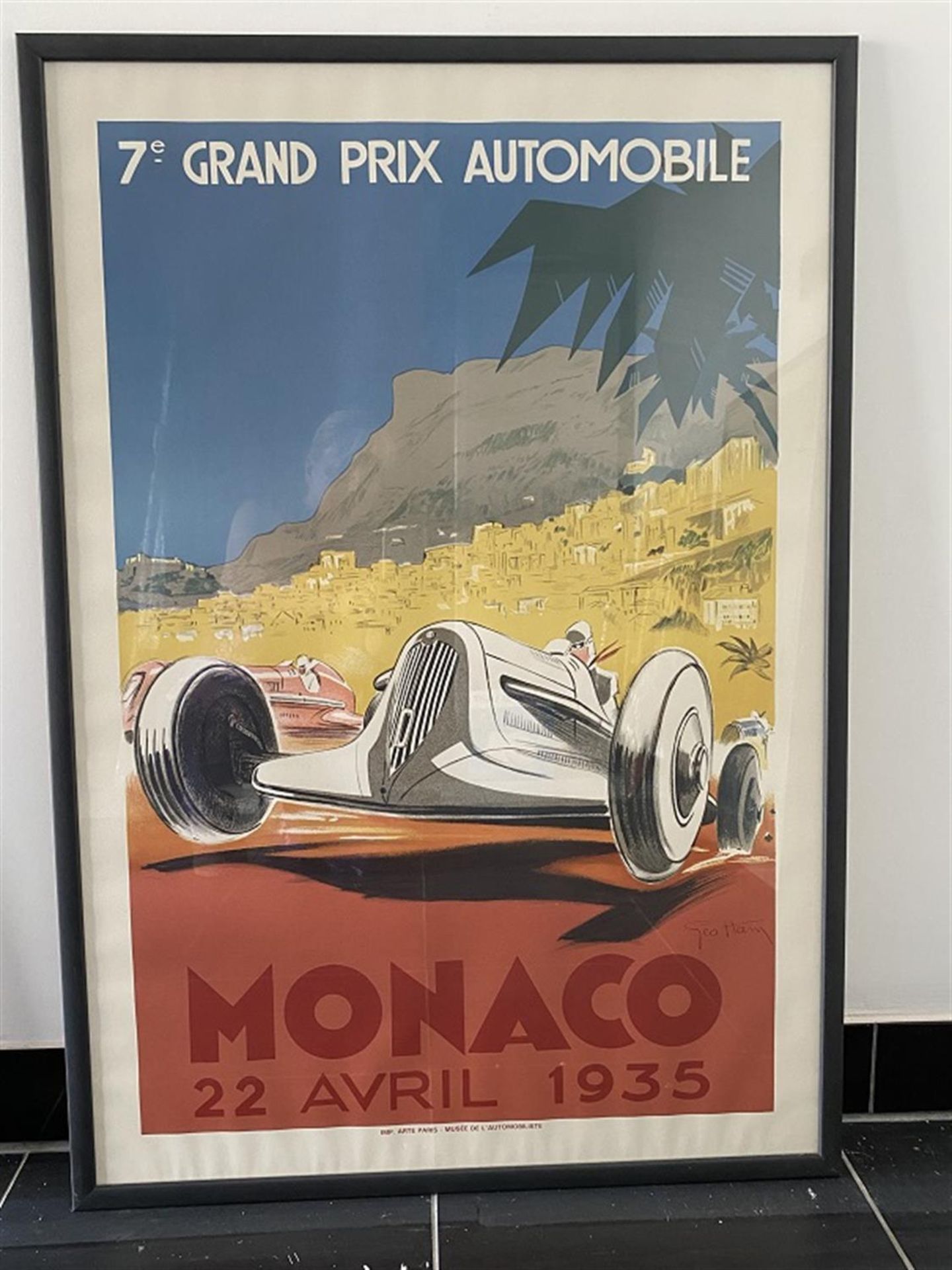 Four 1930s Monaco Grand Prix Reproduction Posters - Image 5 of 5