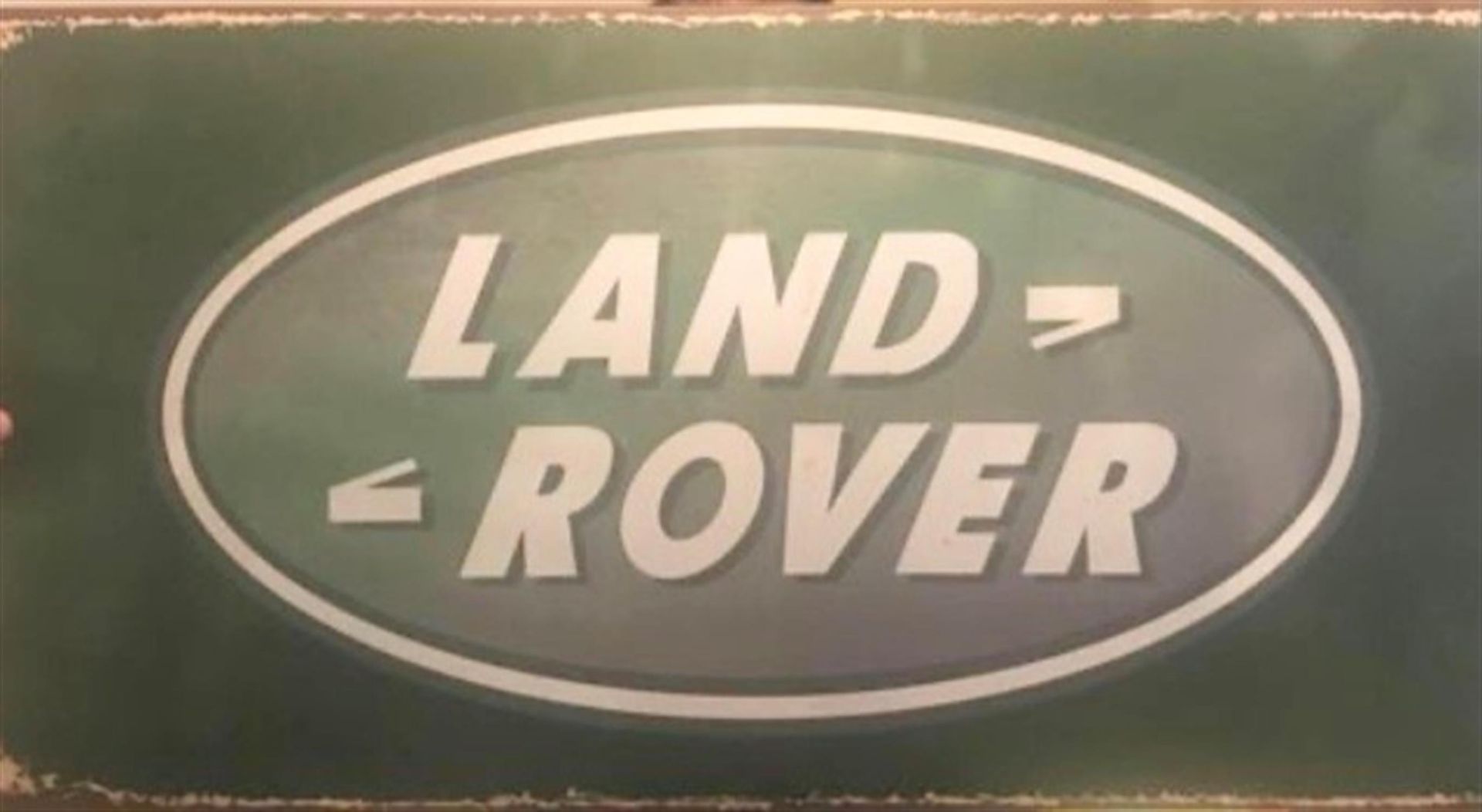 A Large Contemporary Metal Land Rover Wall Sign - Bild 2 aus 3