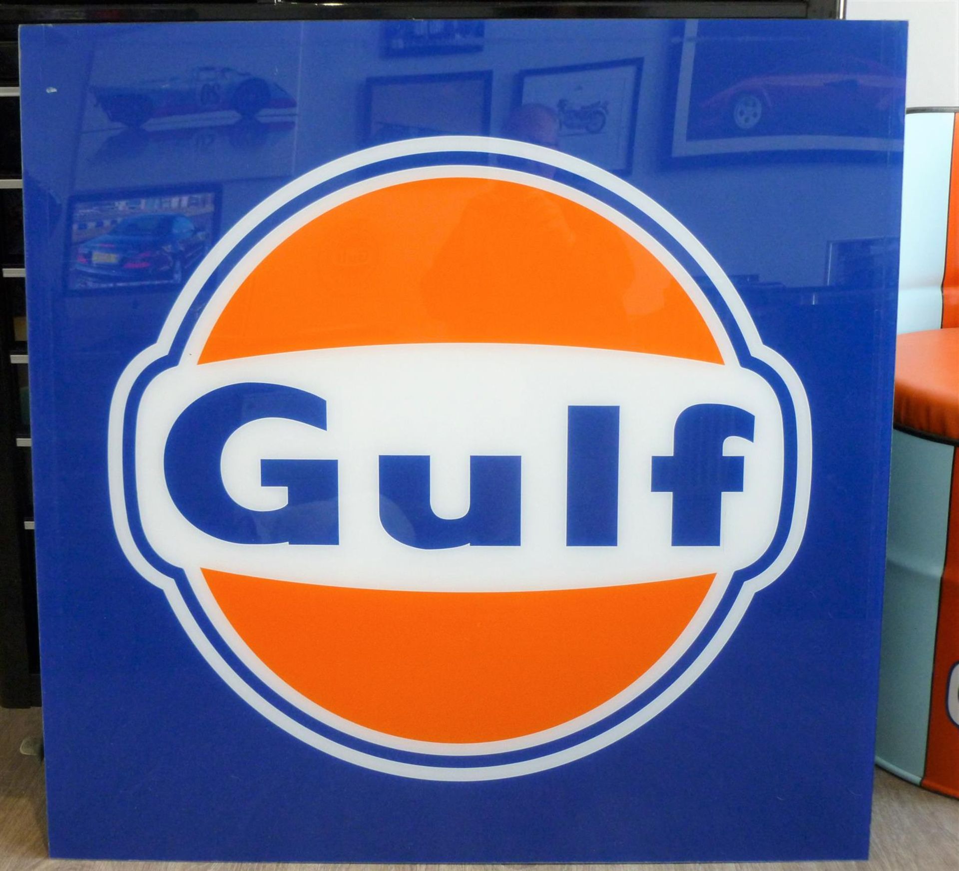 Large Gulf Forecourt Sign Unframed