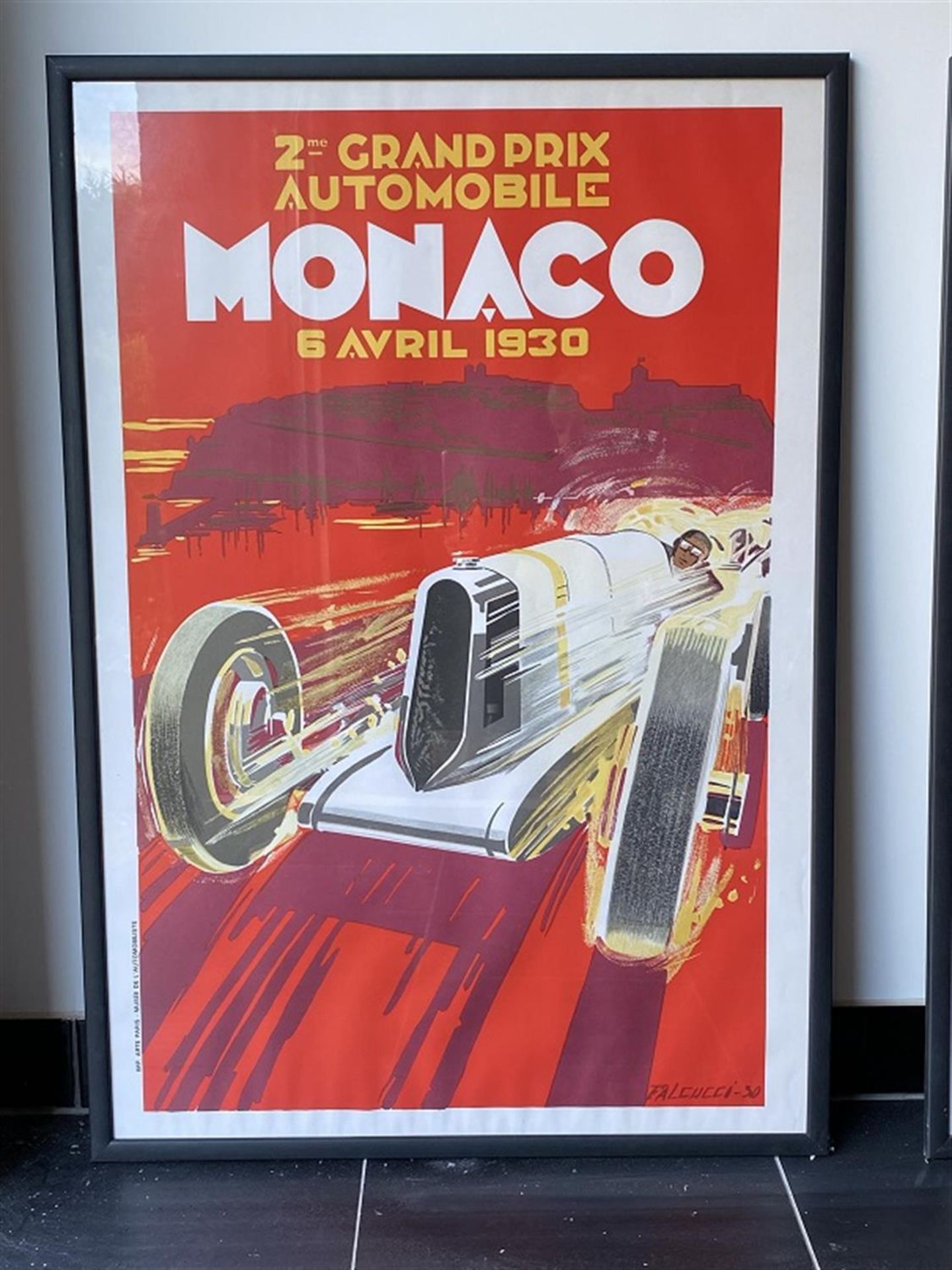 Four 1930s Monaco Grand Prix Reproduction Posters - Image 5 of 5