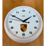 A Very Rare UK Porsche Dealership Clock Dating to 1980