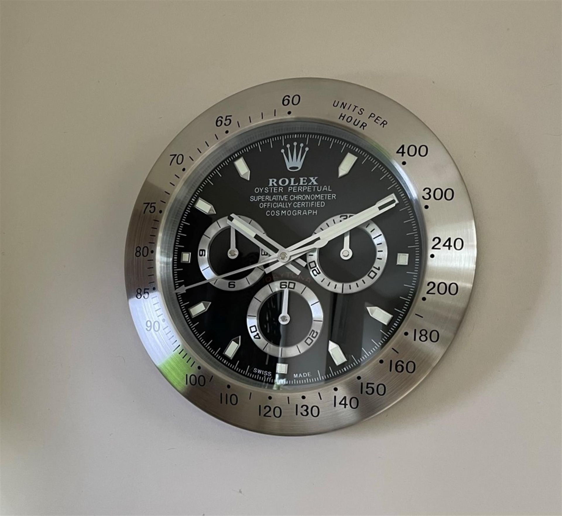 Dealer Display Wall Clock with Stainless-Steel Bezel* - Image 6 of 10