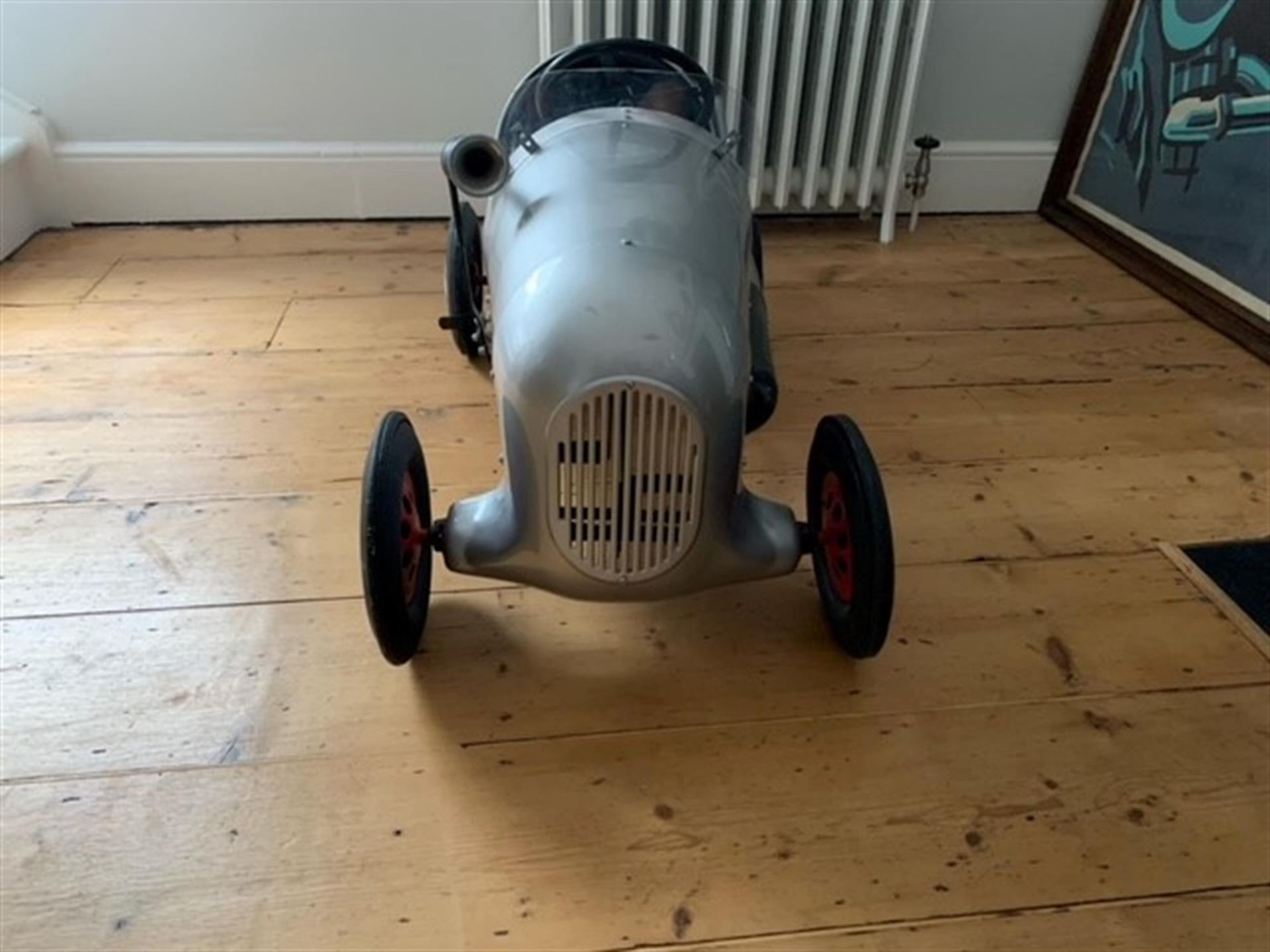 c.1950s Tri-ang Brooklands Racer Pedal Car Restored to a High Standard - Image 3 of 5
