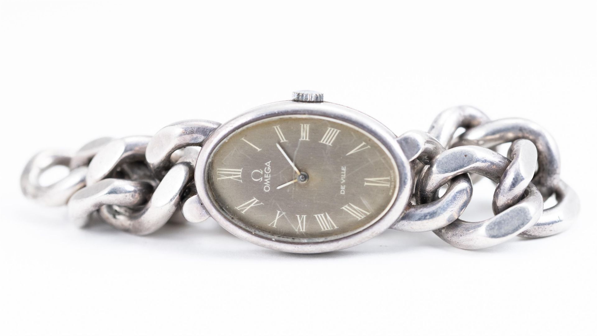 Omega Jeux D'Argent Silver Bracelet Watch - Image 4 of 4