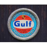 Gulf and Steve McQueen "Le Mans" Commemorative Wreath Roundel