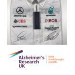 Charity Lot: Mercedes AMG-Petronas Formula 1 Team Shirt Signed by Sir Lewis Hamilton and George