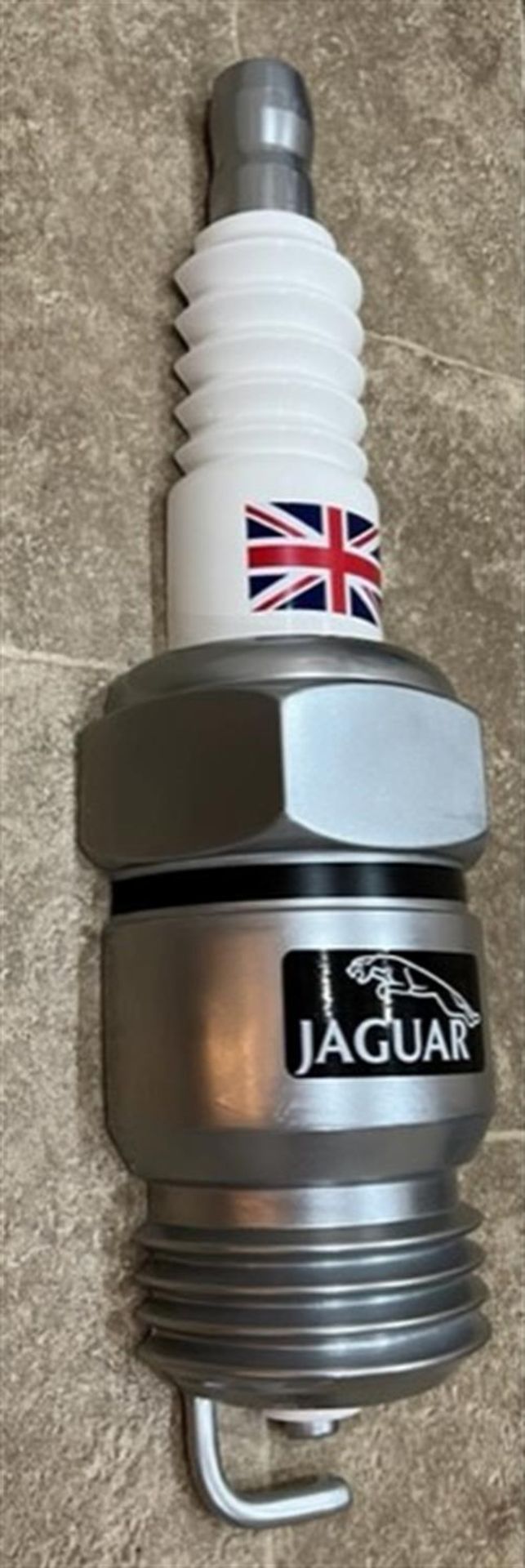 An Oversized Jaguar-Themed 'Spark Plug' - 3D Fibreglass Wall Art - Image 2 of 4