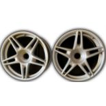 A Pair of Ferrari Enzo Front Wheels