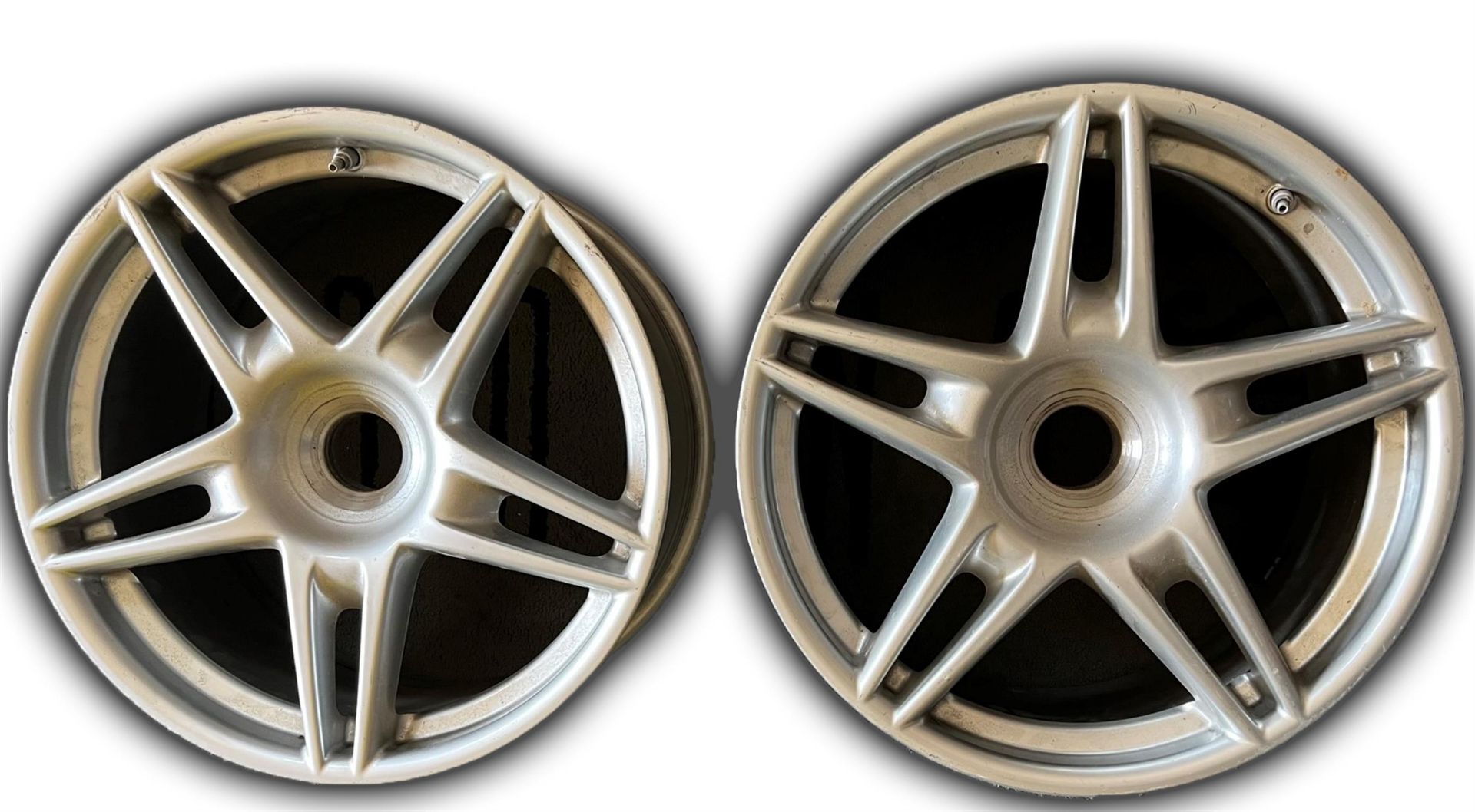 A Pair of Ferrari Enzo Front Wheels