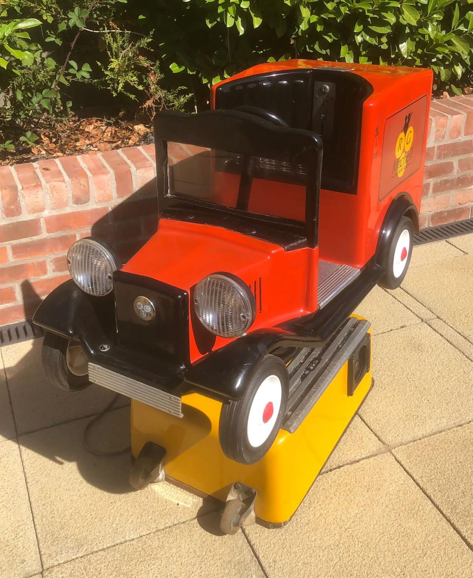 A Fantastic Original Childrens 'Ride' in the form of a Postal Van. - Image 8 of 10