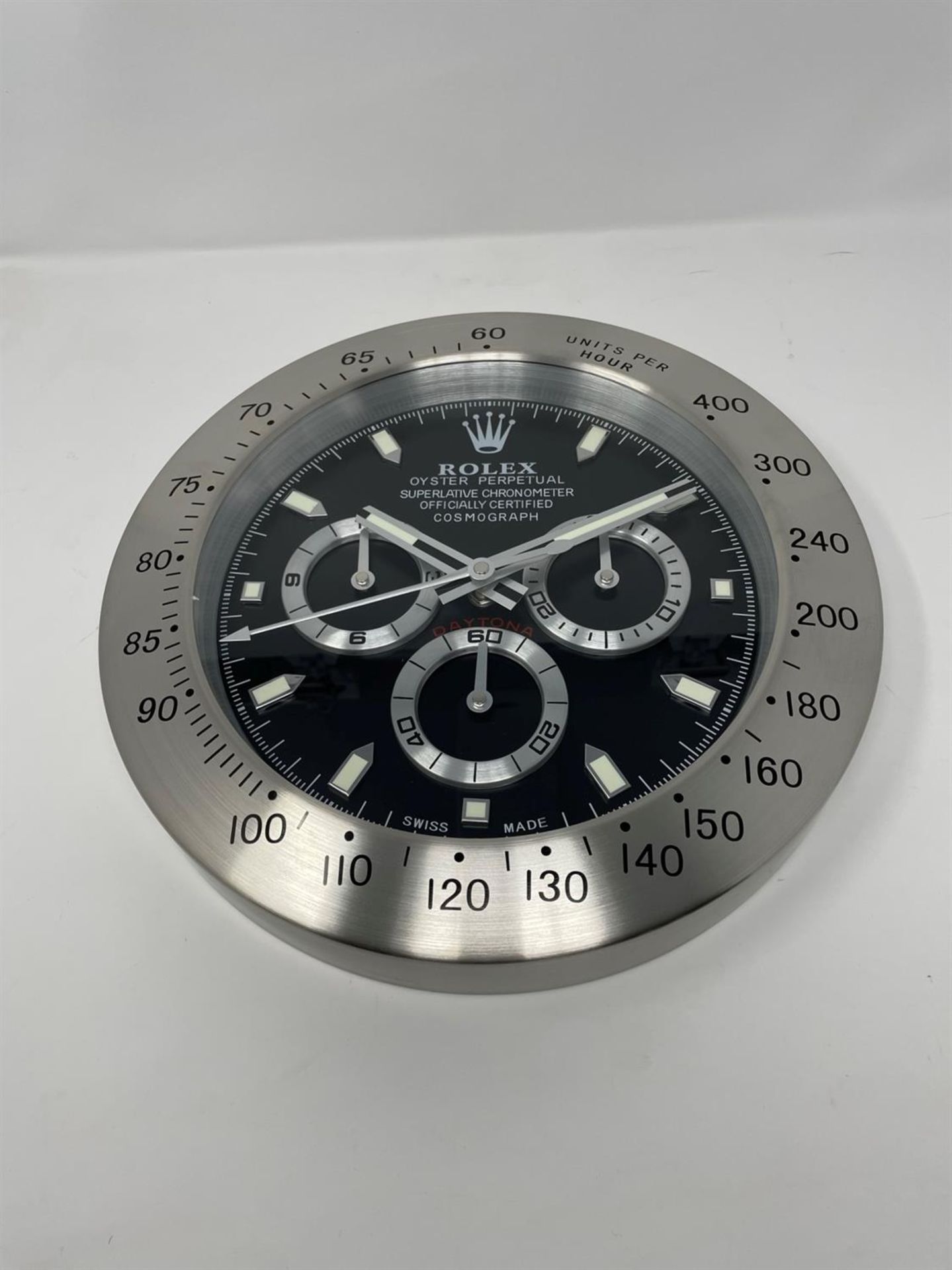 Dealer Display Wall Clock with Stainless-Steel Bezel* - Image 8 of 10