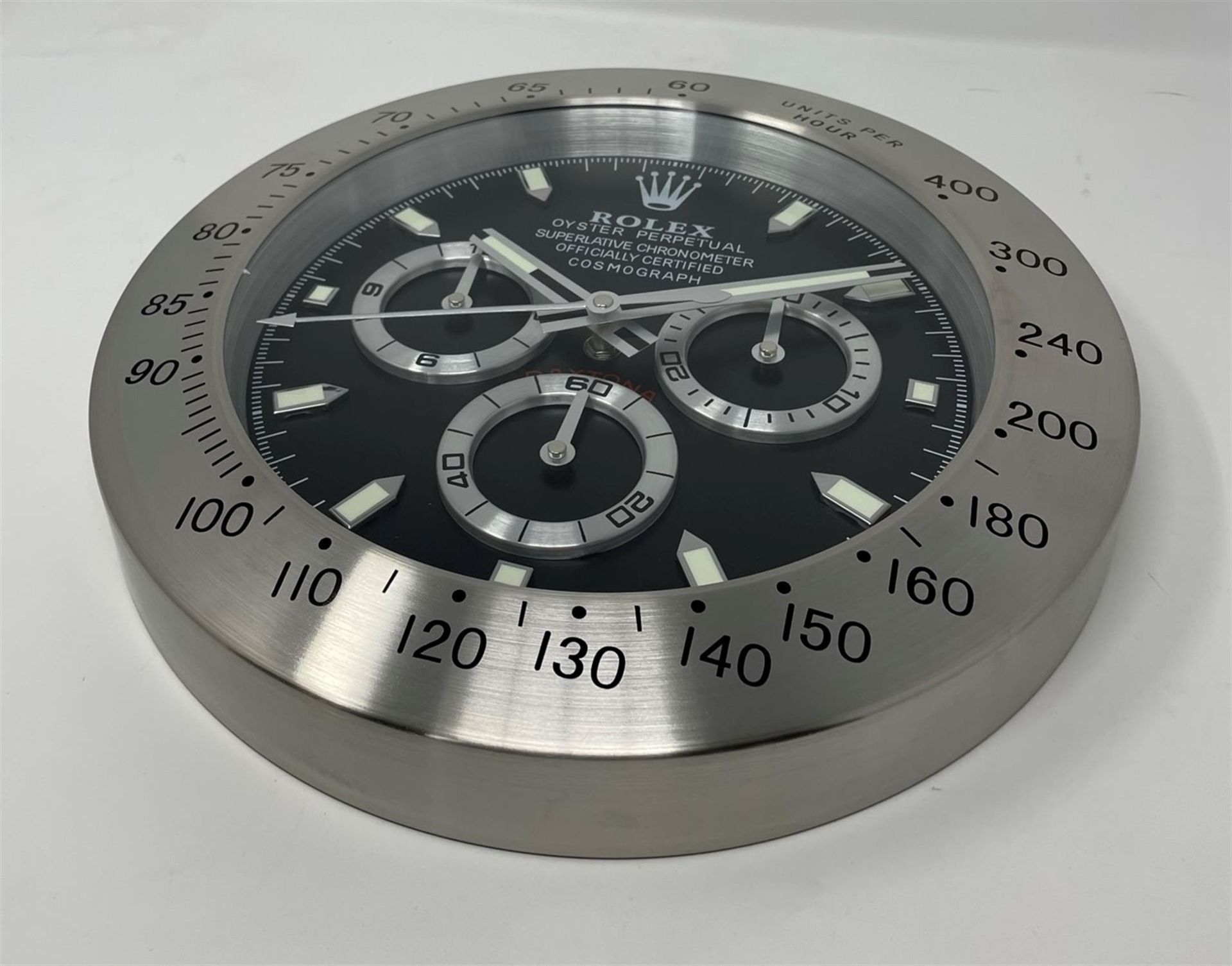 Dealer Display Wall Clock with Stainless-Steel Bezel* - Image 9 of 10