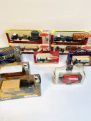 Four Days Gone trackside haulage lorries and other diecast model lorries.