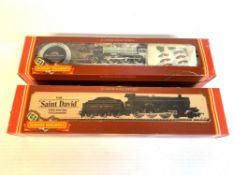 Hornby LNER Class B17 Locomotive R053; together with a Hornby GWR 4-6-0 Locomotive R830. Boxed.