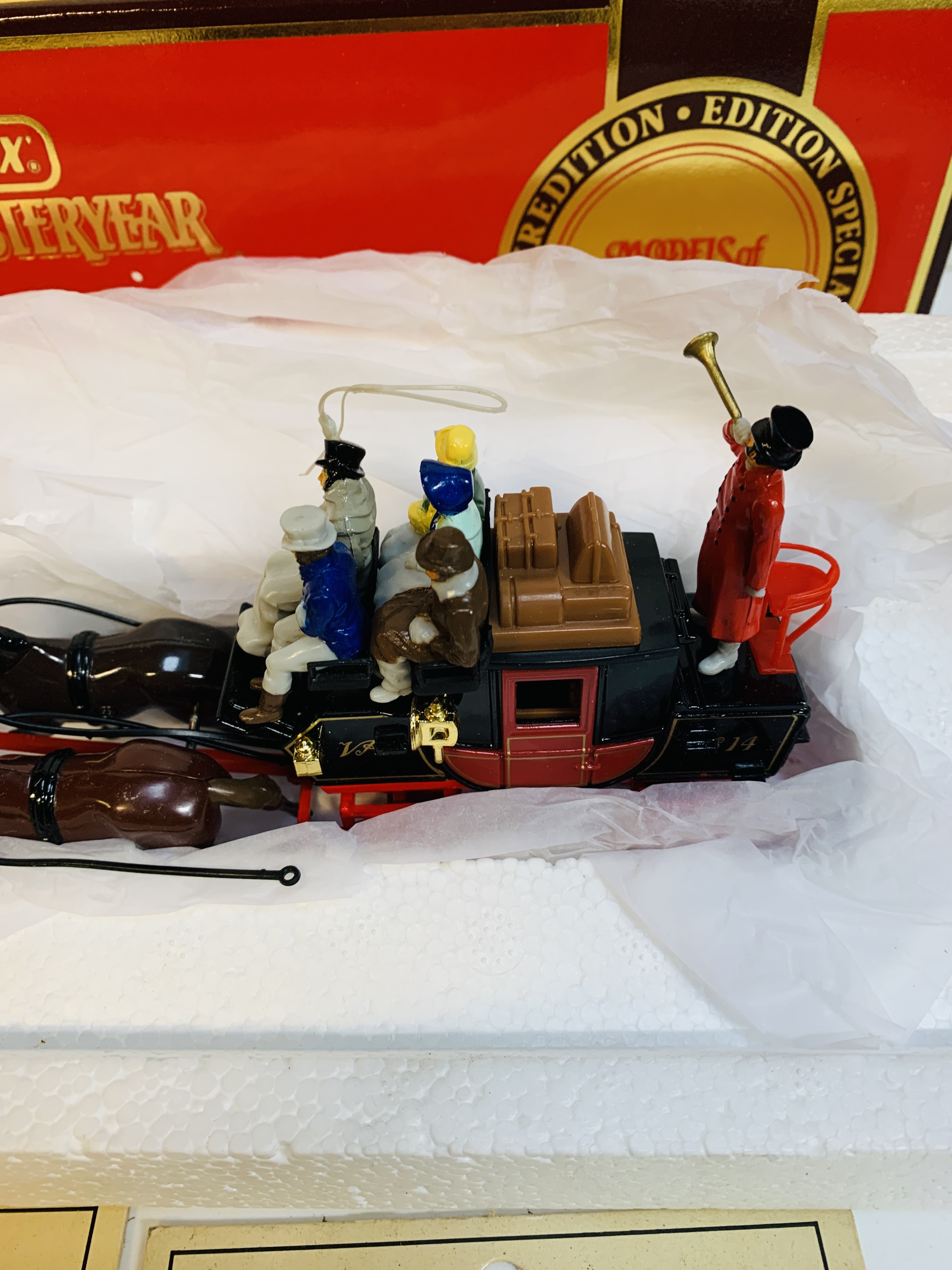 Matchbox Models of Yesteryear passenger coach and horses. - Image 3 of 4