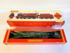 Hornby LMS 4-6-0 Locomotive and tender R2664; together with LNER 4-6-0 locomotive R188. Boxed.