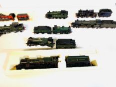 Eight assorted model locomotives