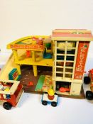 A Fisher Price parking ramp service centre