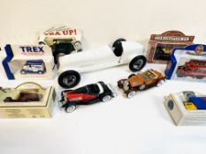 Indianapolis Authentic Models Grand Prix Monaco diecast model car with six diecast model vehicles.